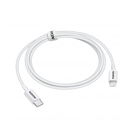 ADATA USB-C - Lightning PD 30W 1m fehér