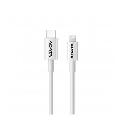 ADATA USB-C - Lightning PD 30W 1m fehér