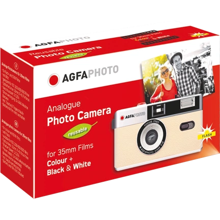 AGFAPHOTO REUSABLE CAMERA 35MM BEIGE