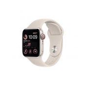 APPLE Watch SE (2022) 40mm Cellular csillagfény alumíniumtok, csillagfény sportszíj