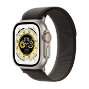 APPLE Watch Ultra 49mm Cellular titántok, fekete-szürke terep pánt S/M