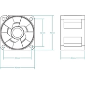 ARCTIC S4028-6K40mm Server Fan 5-pack
