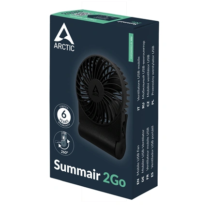 ARCTIC Summair 2Go (Black)
