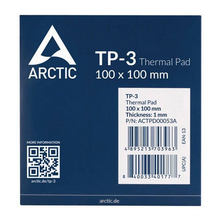 ARCTIC TP-3 100x100mm, 1.0mm