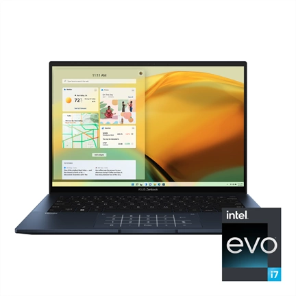 ASUS ZenBook 14 OLED UX3402 2.8K 90Hz i7-13700H 16GB LPDDR5 1TB SSD W11H Ponder Blue