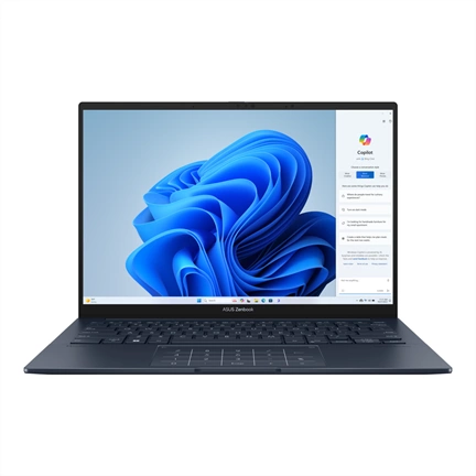 ASUS ZenBook UX3405MA-PP273W 14" 3K (2880 x 1800) OLED GL, Core Ultra 9 185H, 32GB, 1TB M.2, INT, WIN11H, Kék