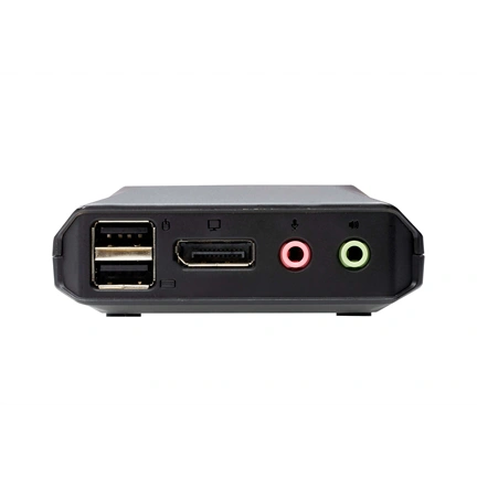 ATEN 2-Port USB-C DisplayPort Hybrid Cable KVM Switch