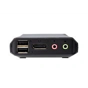 ATEN 2-Port USB-C DisplayPort Hybrid Cable KVM Switch