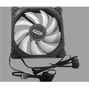 AZZA 140mm Prisma Digital RGB Square Fan