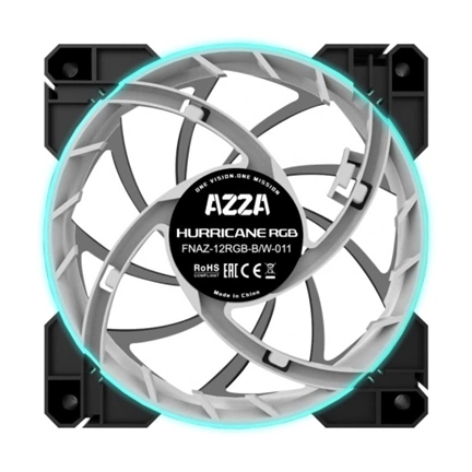 AZZA Hurricane Ventillátor RGB 12cm