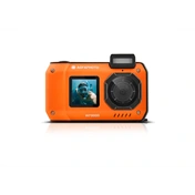 AgfaPhoto Realishot WP9500 vízálló digitális fényképezőgép, dupla kijelző, narancs