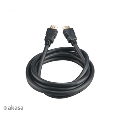 Akasa HDMI High Speed w/Ethernet 2m fekete