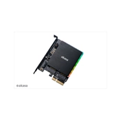 Akasa M.2 PCIe and M.2 SATA SSD adapter card with RGB LED light and heatsink