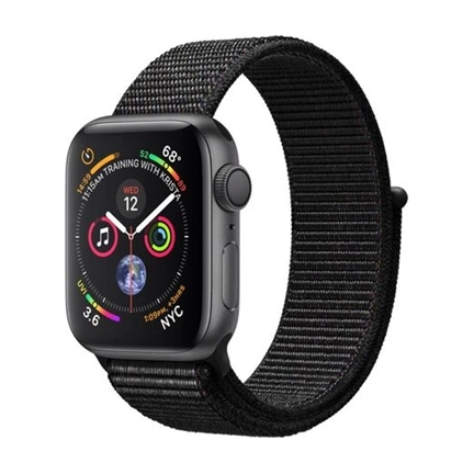 Apple Watch 4 40mm asztroszürke fekete sportpánttal