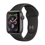 Apple Watch 4 40mm asztroszürke fekete sportszíjjal