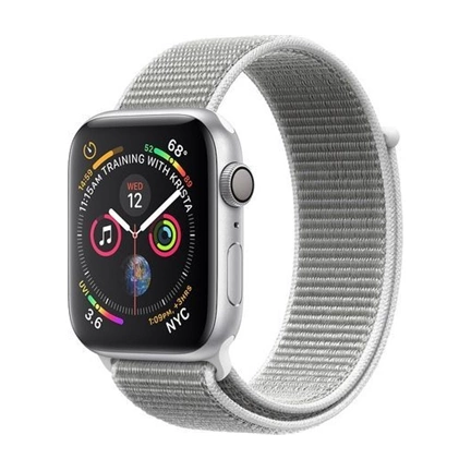 Apple Watch 4 40mm ezüst kagylófehér sportpánttal