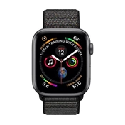 Apple Watch 4 44mm asztroszürke fekete sportpánttal