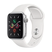 Apple Watch 5 40mm Silver alu. case White Sportband