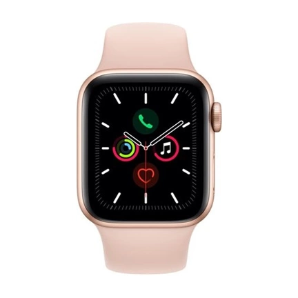 Apple Watch S5 40mm Arany aluminumtok Rózsakvarc sportpánt