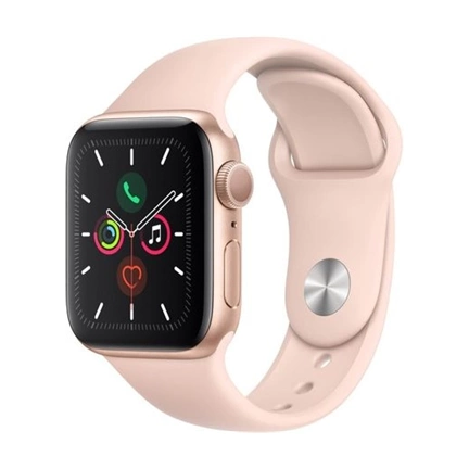 Apple Watch S5 40mm Arany aluminumtok Rózsakvarc sportpánt