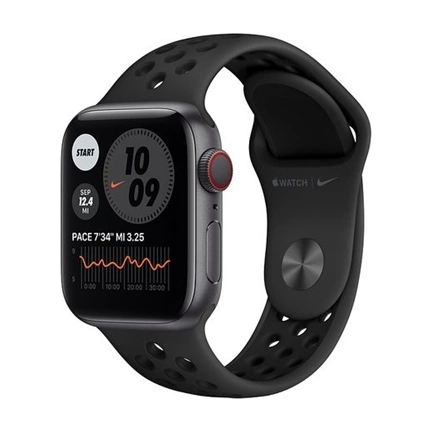 Apple Watch Series 6 Nike GPS + Cellular 40mm asztroszürke aluminium tok antracit/fekete sport szíjjal Apple Watch Series 6 Nike GPS + Cellular 40mm asztroszürke aluminium tok antracit/fekete sport szíjjal