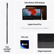 Apple iPad Pro (2024) 11" 2TB Wi-Fi + Cellular nanotexturált üveg asztrofekete