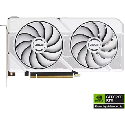 Asus Dual GeForce RTX 5060 OC Edition 8GB GDDR7 WHITE videokártya