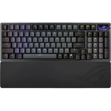 Asus ROG Azoth 96 HE billentyűzet - 96% mechanikus (ROG HFX V2), Bt/2,4GHz/USB, magyar kiosztás