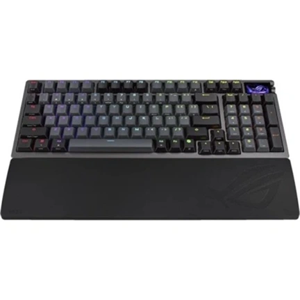 Asus ROG Azoth 96 HE billentyűzet - 96% mechanikus (ROG HFX V2), Bt/2,4GHz/USB, magyar kiosztás