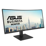 Asus VA34VCPSR dokkoló monitor 34" UWQHD ívelt 1500R USB-C PD 96W, USB hub, RJ45