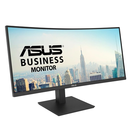Asus VA34VCPSR dokkoló monitor 34" UWQHD ívelt 1500R USB-C PD 96W, USB hub, RJ45