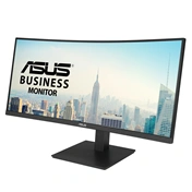 Asus VA34VCPSR dokkoló monitor 34" UWQHD ívelt 1500R USB-C PD 96W, USB hub, RJ45