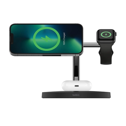 BELKIN BoostCharge Pro 3-in-1 Wireless Charger wit