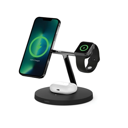 BELKIN BoostCharge Pro 3-in-1 Wireless Charger wit