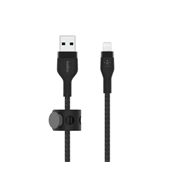 BELKIN Pro Flex USB-A / Lightning MFi 3m fekete