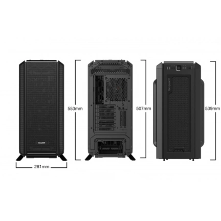 BE QUIET Silent Base 802 Window Black