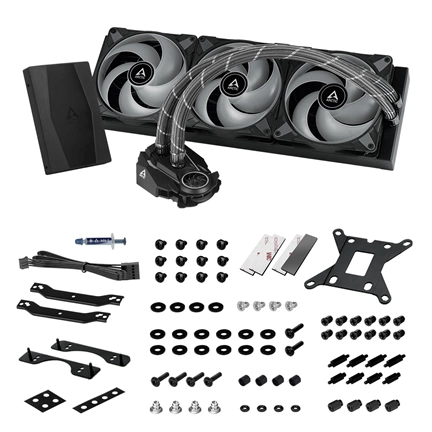 BONTOTT ARCTIC Liquid Freezer 420 II RGB Black + kontroller