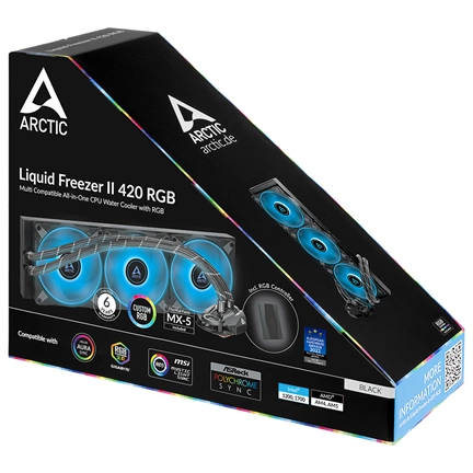 BONTOTT ARCTIC Liquid Freezer 420 II RGB Black + kontroller