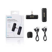 BOYA BY-WM3T2-M1 2.4GHz Univerzális vezetéknélküli szett (1+1)