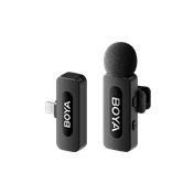 BY-V1 BOYA V Series vezeték nélküli mikrofon Lightning csatlakozós eszközökhöz, 1 adó + 1 vevő
