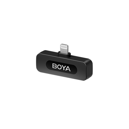 BOYA V Series vezeték nélküli mikrofon Lightning csatlakozós eszközökhöz, 1 adó + 1 vevő