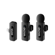BY-V2 BOYA V Series vezeték nélküli mikrofon Lightning csatlakozós eszközökhöz, 2 adó + 1 vevő