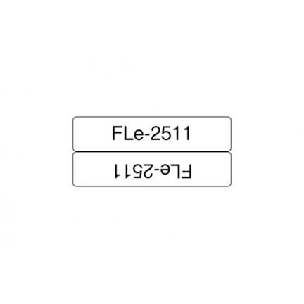 BROTHER FLE2511 fehér alapon fekete szalag 21mm 72db