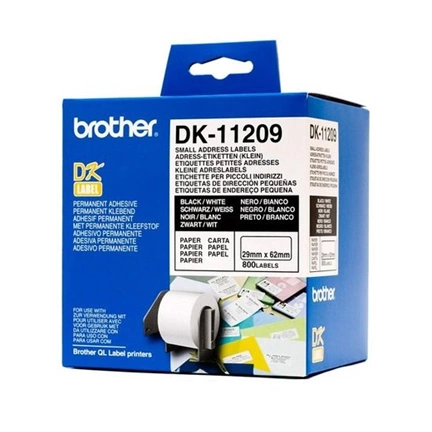 BROTHER P-touch DK-11209 címke
