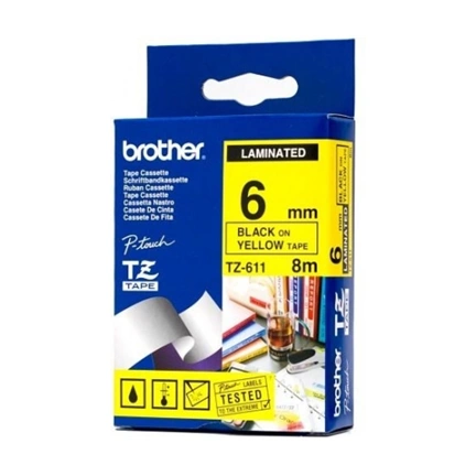 BROTHER P-touch TZe-611 laminált szalag