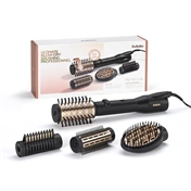BaByliss AS970E Big Hair Luxe forgókefés hajformázó 650W, 4 kiegészítővel, fekete-arany