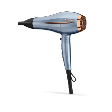 BaByliss D251PE Demin Luxe Ionos hajszárító, HTDC motor, 2200W, kék