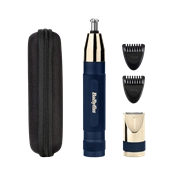 BaByliss E112E Super X-Metal Series Orr- és fülszőrzetnyíró szemöldök trimmerrel, kék