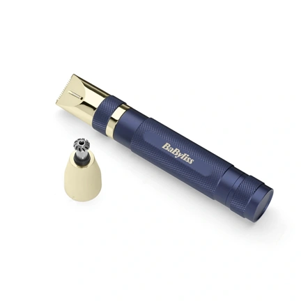 BaByliss E112E Super X-Metal Series Orr- és fülszőrzetnyíró szemöldök trimmerrel, kék
