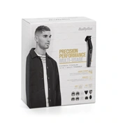 BaByliss MT727E Carbon Titanium 10az1-ben, arc- és testszőrtelenítő készlet, kék